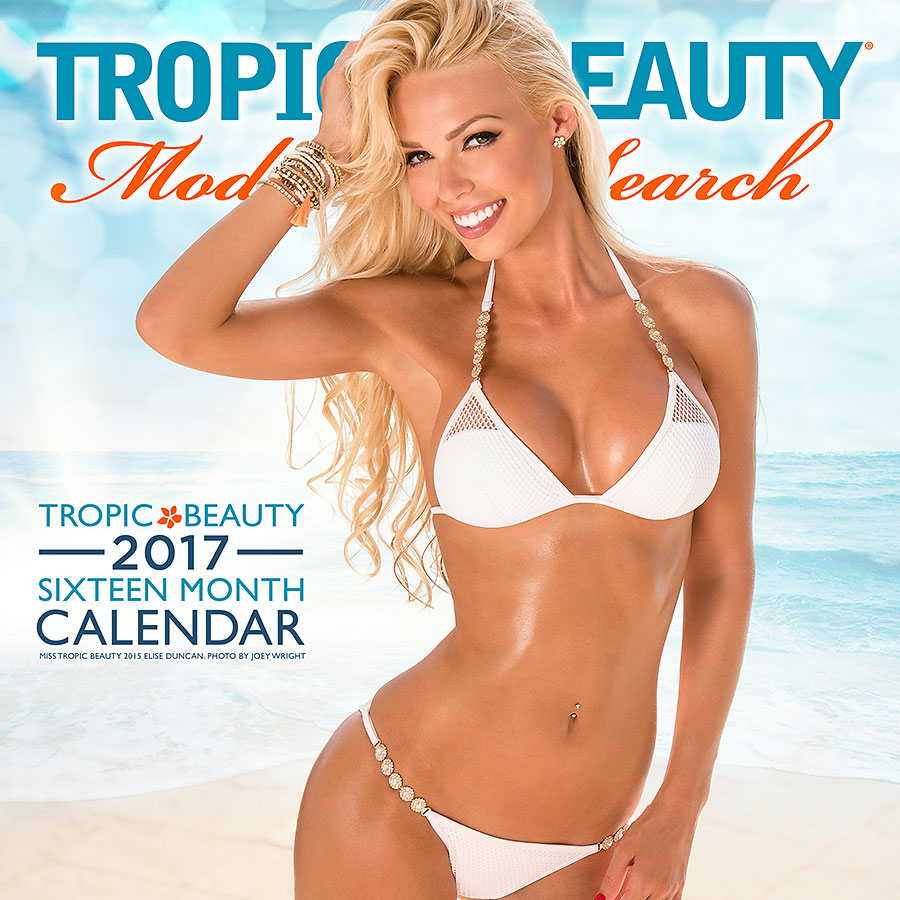 Tropic Beauty Calendar Cover model Trashell Thompson